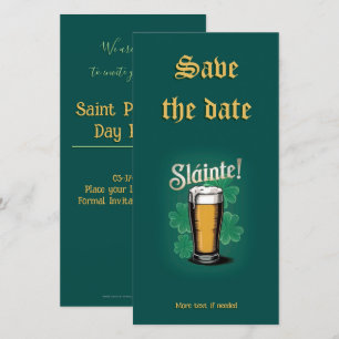 Slàinte! Saint patrick's day-öl på Grönten Spara Datumet