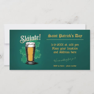Slàinte! Saint patrick's day-öl på Grönten Spara Datumet