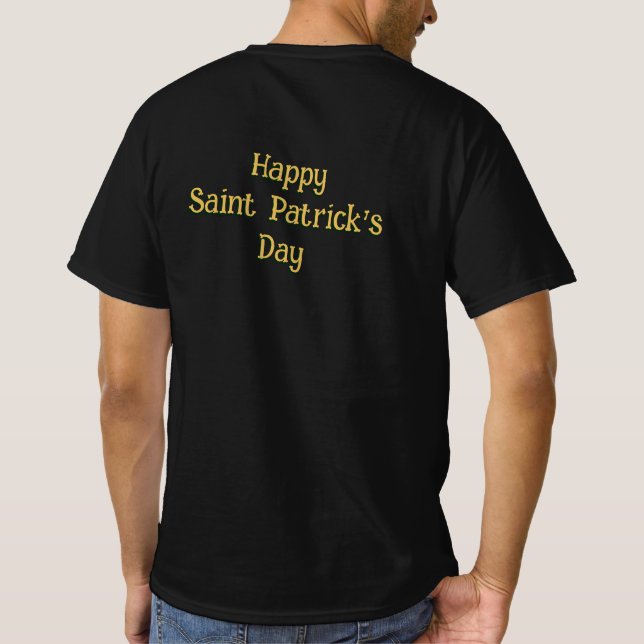 Slàinte! Saint patrick's day-öl på Grönten T Shirt (Baksida)