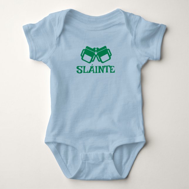 SLÁINTE sippy blue bodysuit  T Shirt (Framsida)