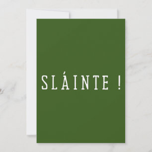 Slainte - St. Patrick Day Inbjudningar
