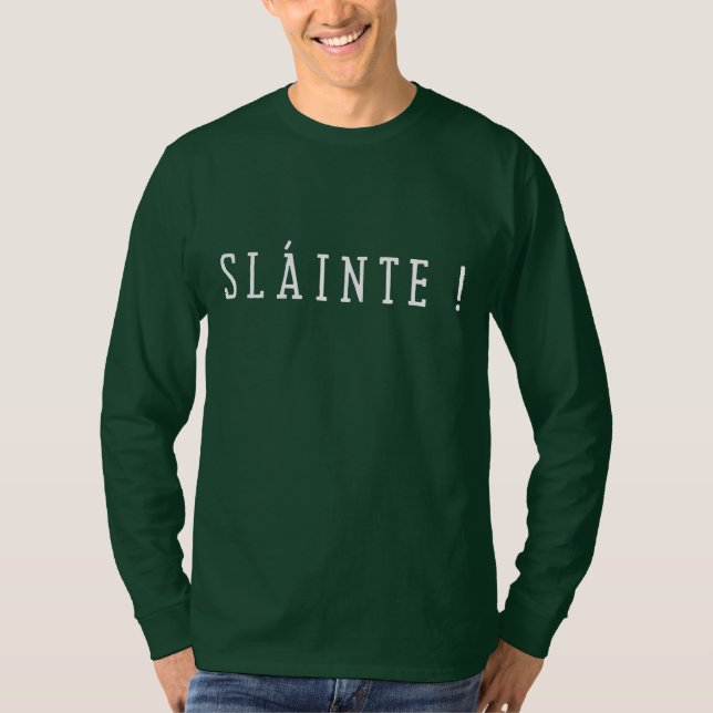 Slainte - St. Patrick Day T-Shirt (Framsida)