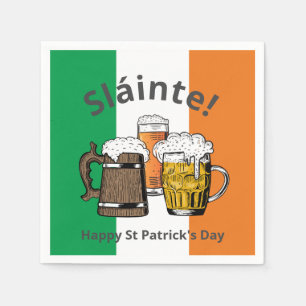 Sláinte! ST PATRICK'S DAY Beer Pappersservett