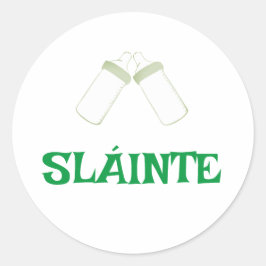 SLÁINTE Sticker Runt Klistermärke