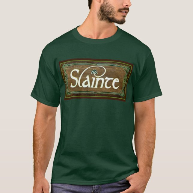 Slainte~ till ditt vård-! Dag för ~ St.Patricks T Shirt (Framsida)