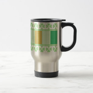 Slainte travel mug för flaggaShamrockrostfritt Resemugg