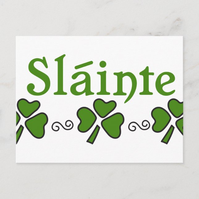 Slainte Vykort (Framsida)