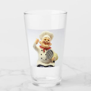 Slakkock med glasbalkar glaskopp