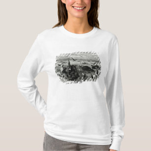 Slakt av bufflar på slättarna t-shirt