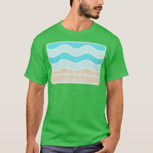 Slakt Beach Delaware CrashWave på en DE San T Shirt