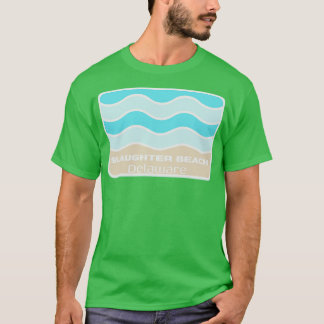 Slakt Beach Delaware CrashWave på en DE San T Shirt