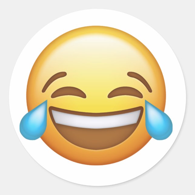 Slakt emoji-dekal runt klistermärke (Framsida)