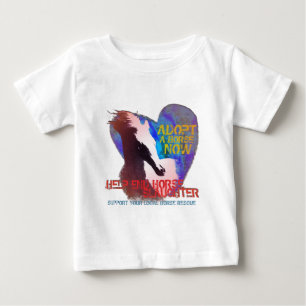 Slakt för hjälpstopphäst t shirt