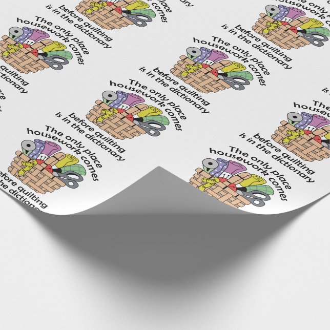 Slakt före hushållsarbete presentpapper (Hörn)