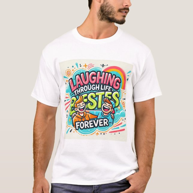Slakt genom Life Besties Forever T Shirt (Framsida)