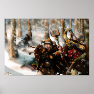 Slakt i snön poster