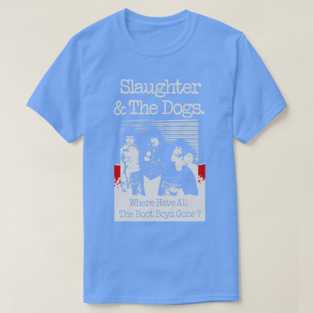 Slakt och Hundar-slakten passerar tous les Boot  T Shirt (Design framsida)