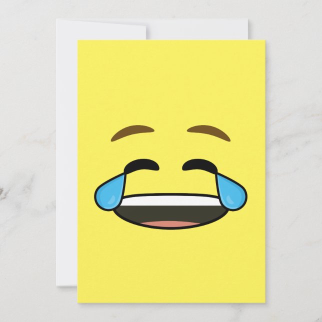 Slaktande Emoji Inbjudningar (Framsida)