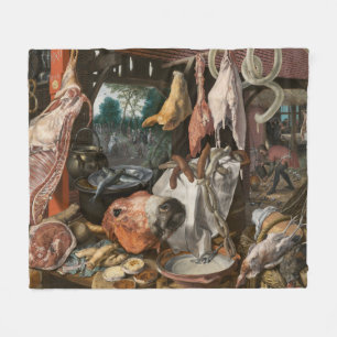 Slaktare (av Pieter Aertsen) Fleecefilt
