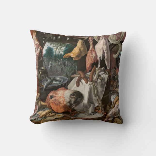 Slaktare (av Pieter Aertsen) Kudde (Framsida)