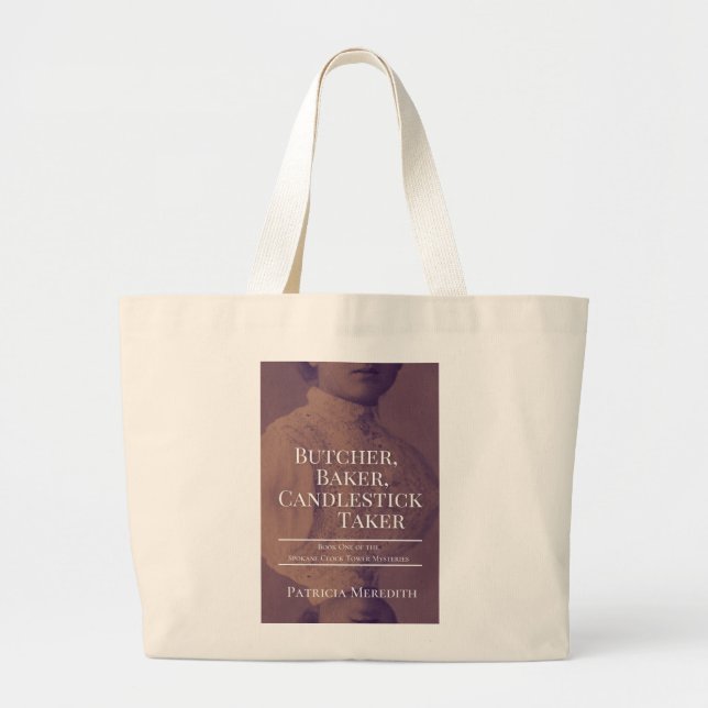 Slaktare, Baker, Candlestick Taker Bok Bag (stor) Jumbo Tygkasse (Framsidan)