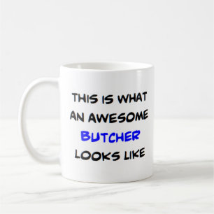 slaktare, fantastisk kaffemugg