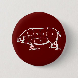 Slaktare för gris (GRIS) kartlägger - bacon Knapp