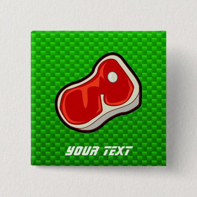 Slaktare Steak; Grönt Knapp (Framsida)