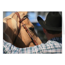 Slaktbock med permanent Westernt kort för häst
