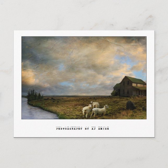 Slakten - vykort (Framsida)