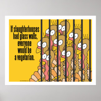 Slakterier - Vegetarian, Vegan Poster