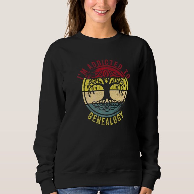 Släktforskare amatörgenealog t shirt (Framsida)