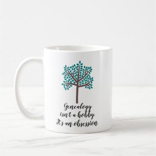 Släktforskning är inte en hobby kaffemugg