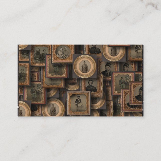 Släktforskningbloggarekort Visitkort (Framsida)