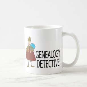 Släktforskningkriminalare Kaffemugg