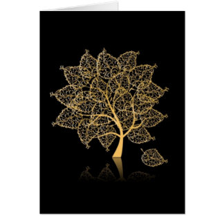 Släktforskningträd Hälsningskort