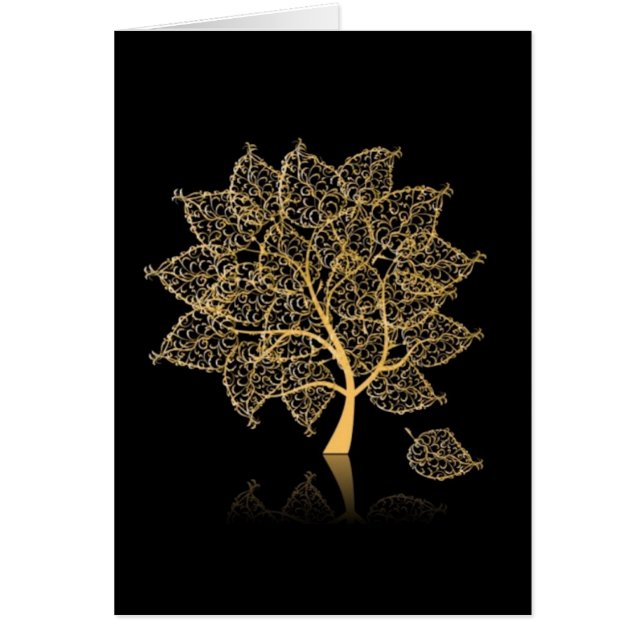 Släktforskningträd Hälsningskort (Framsidan)