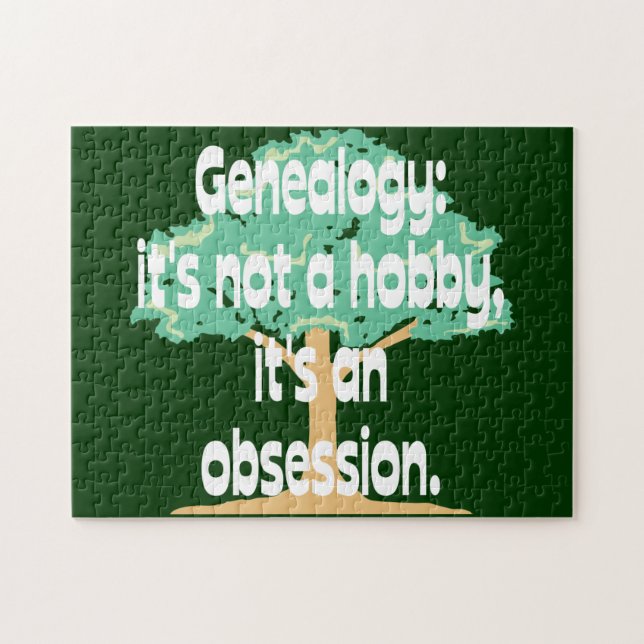 Släktforskningtvångstanke Pussel (Horisontell)