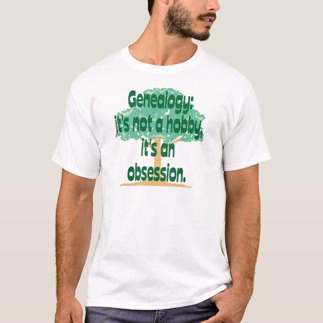Släktforskningtvångstanke Tee (Framsida)