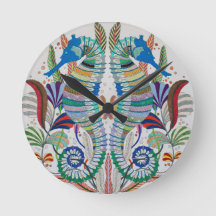 Slakthästar, akrylväggsklock