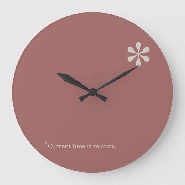 Släktingen Time Asterisk tar tid på mallen Stor Klocka (Framsida)