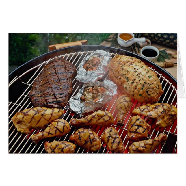 Slaktkyckling Hälsningskort (Framsidan Horizontal)