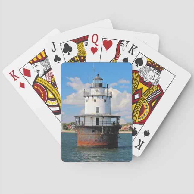 Slaktplatta fyr, uppspelningskort i MORSA Casinokort (Baksidan)