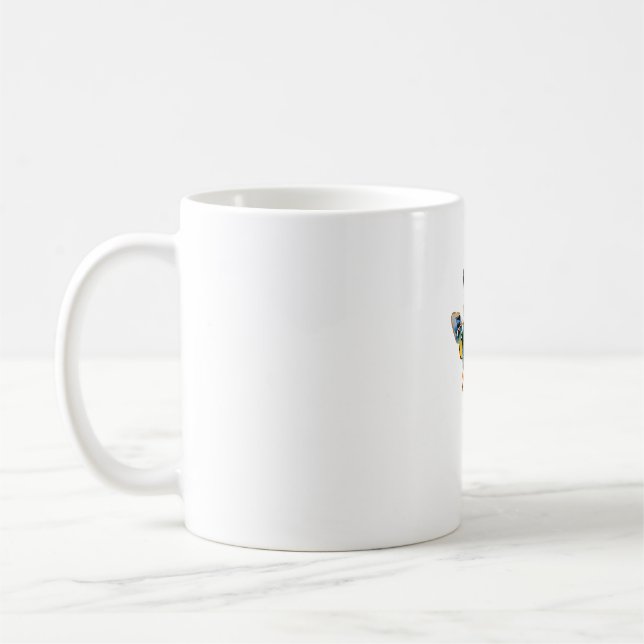 Slaktsvampar med solglasögon kaffemugg (Vänster)