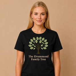 Släktträd med födelseår t shirt