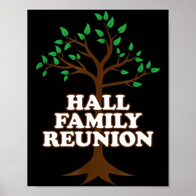 Släktträff i Family Tree Hall Poster (Framsidan)