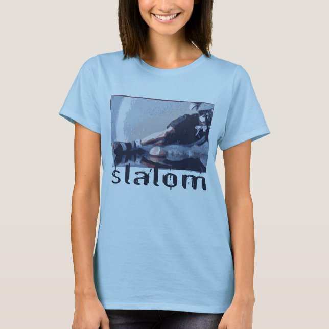 Slalom Waterskier T-shirt (Framsida)