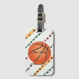 "Slam dunk"Akrylalkohol Luggage Tag Bagagebricka