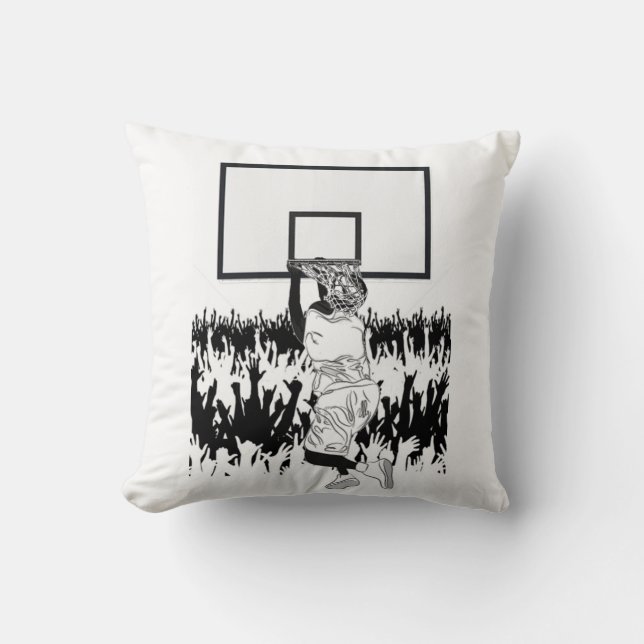 Slam dunk Basketball Pillow Kudde (Framsida)