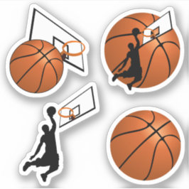 SLAM DUNK! Basketball Player Klistermärken